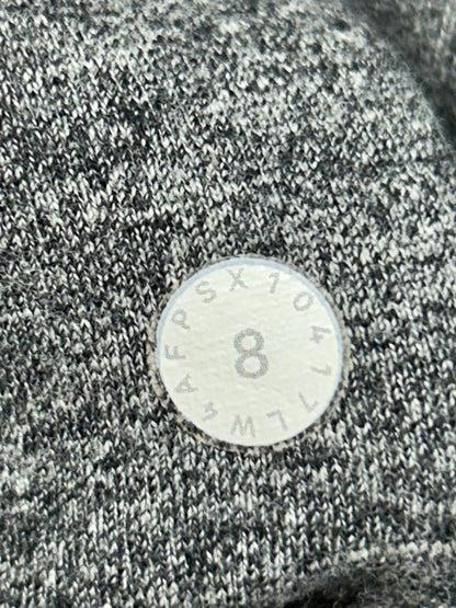 Lululemon Scuba Hoodie Light Cotton Fleece Size 8 Heathered Medium Grey