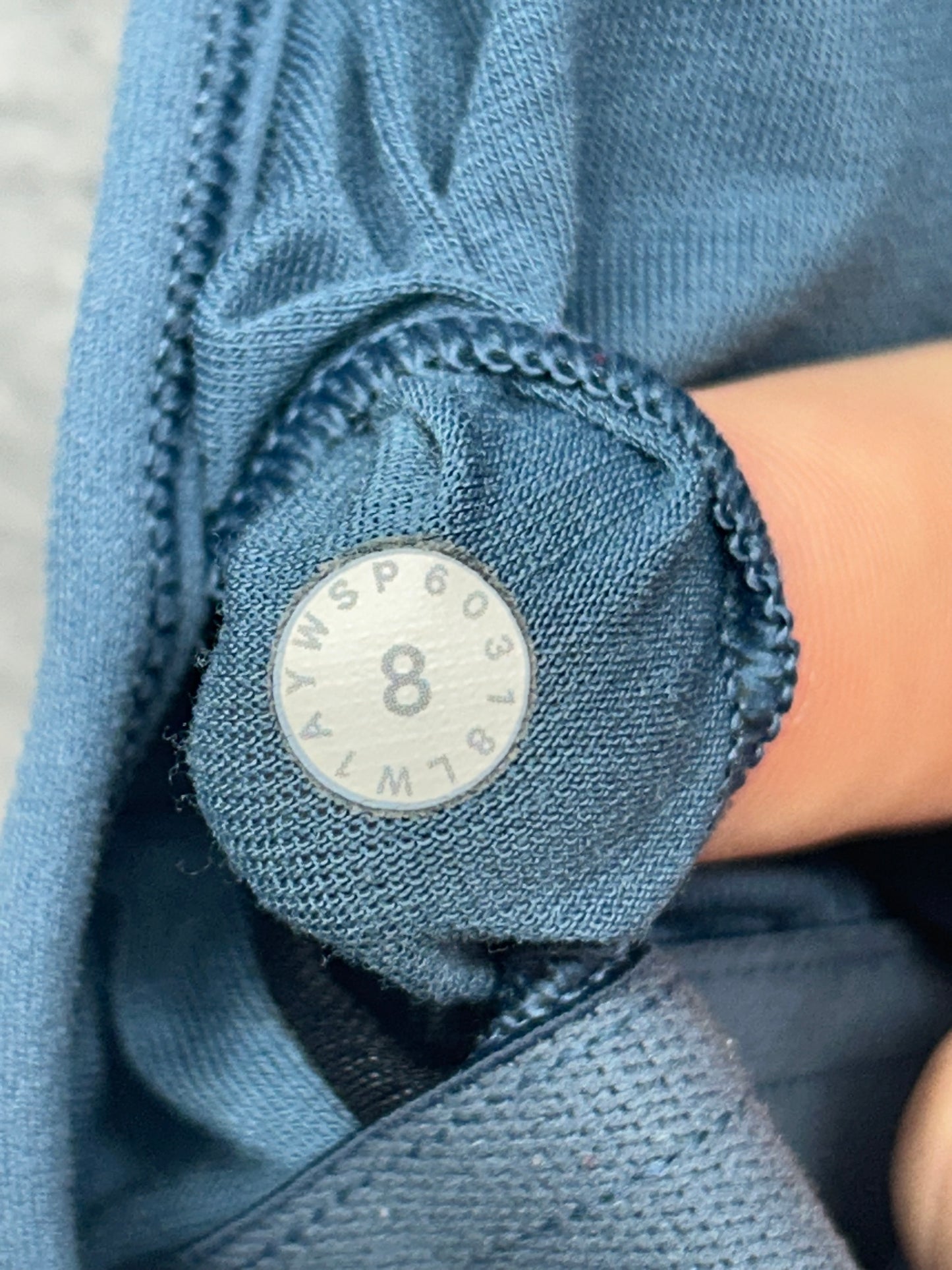 Lululemon Free To Be Tank Nulu Size 8 Slate Blue