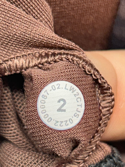 Lululemon Flow Y Nulu Bra Light Support, A–C Cups Size 2 Diamond Dye Seashell Smoky Topaz Graphite Grey