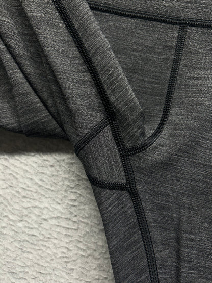 Lululemon Wunder Under High-Rise Tight 28" Brushed Full-On Luxtreme Size 10 Heathered Black