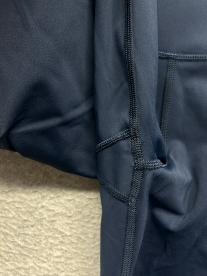 Lululemon Fast and Free Crop II 19" Non-Reflective Size 10 True Navy
