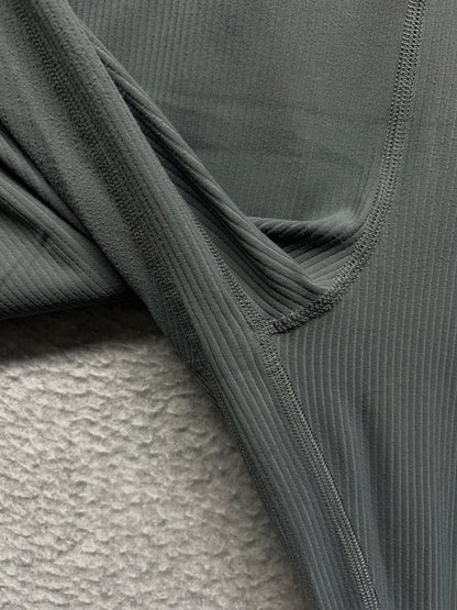 Lululemon Align High-Rise Ribbed Mini-Flare Pant Regular Size 12 Slate