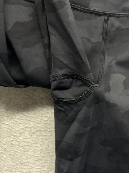 Lululemon Base Pace High-Rise Crop 23" Size 12 Heritage 365 Camo Deep Coal Multi