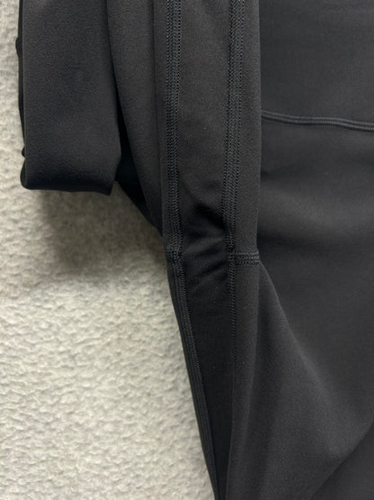 Lululemon Align Scalloped Hem High-Rise Crop 23" Size 14 Black
