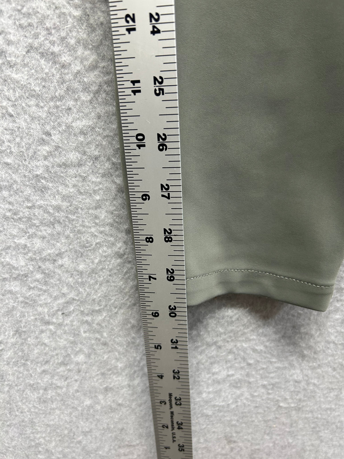 Lululemon City Sleek Slim-Fit 5 Pocket High-Rise Pant Size 32 Grey Sage