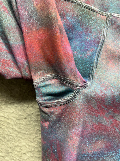 Lululemon Fast and Free High-Rise Tight 25” Pockets Updated Size 6 Hazy Afterglow Multi