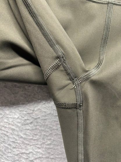 Lululemon Fast and Free Tight II 25" Non-Reflective Nulux Size 8 Dark Olive