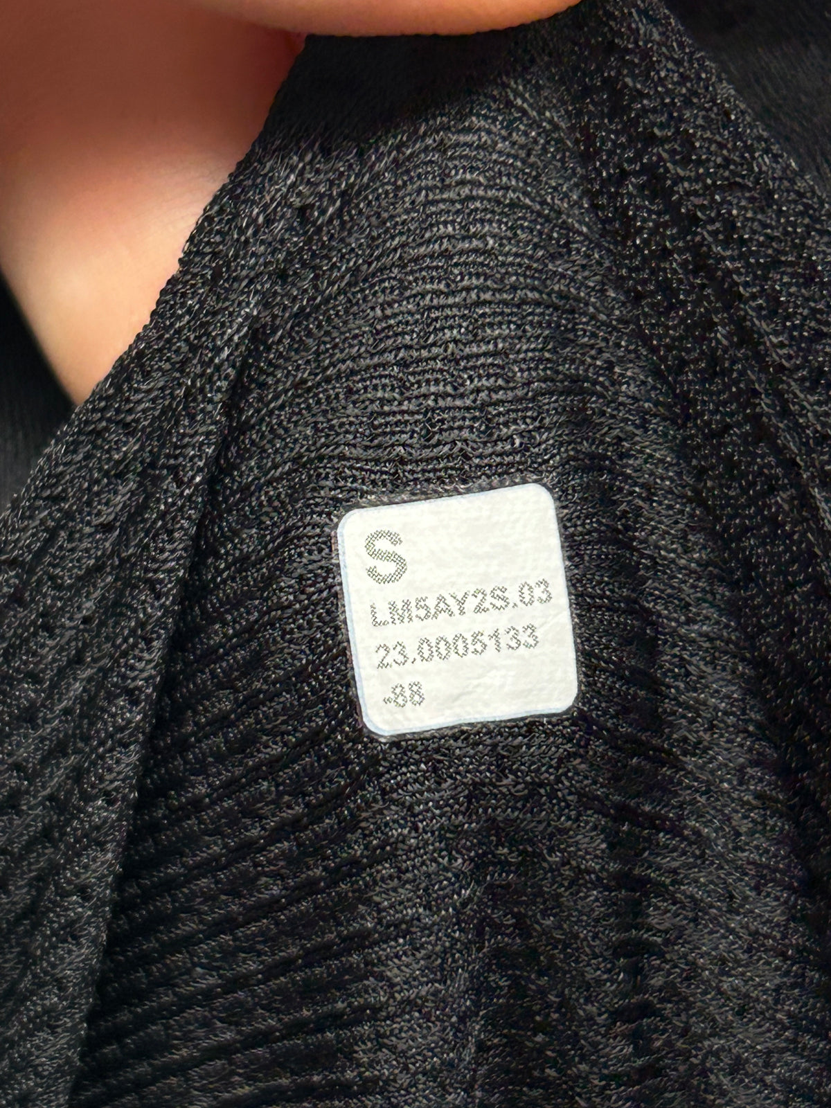 Lululemon Soft Jersey Jogger Regular Size Small Black