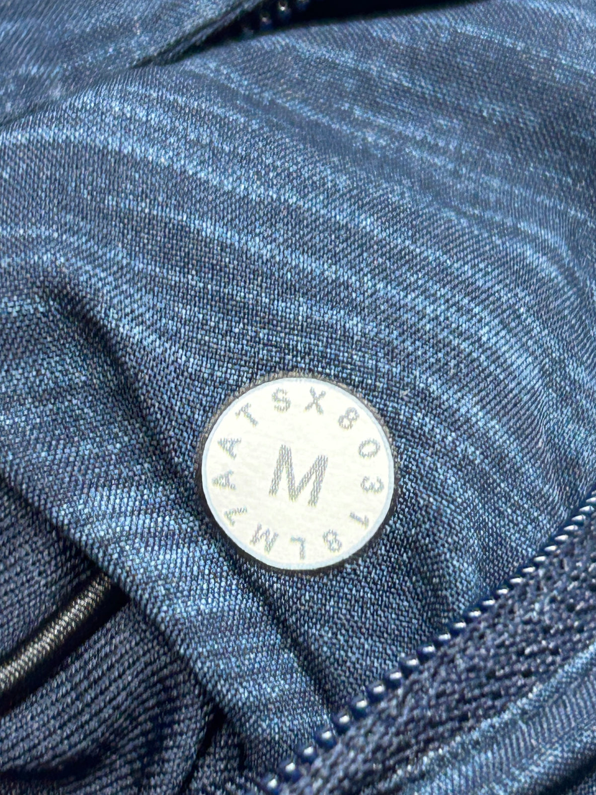 Lululemon T.H.E. Short Linerless 11" Updated Size M Heather Allover Iron Blue True Navy