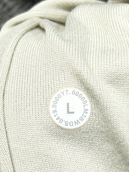 Lululemon City Sweat Pullover Hoodie Fleece Size L Heathered Muslin