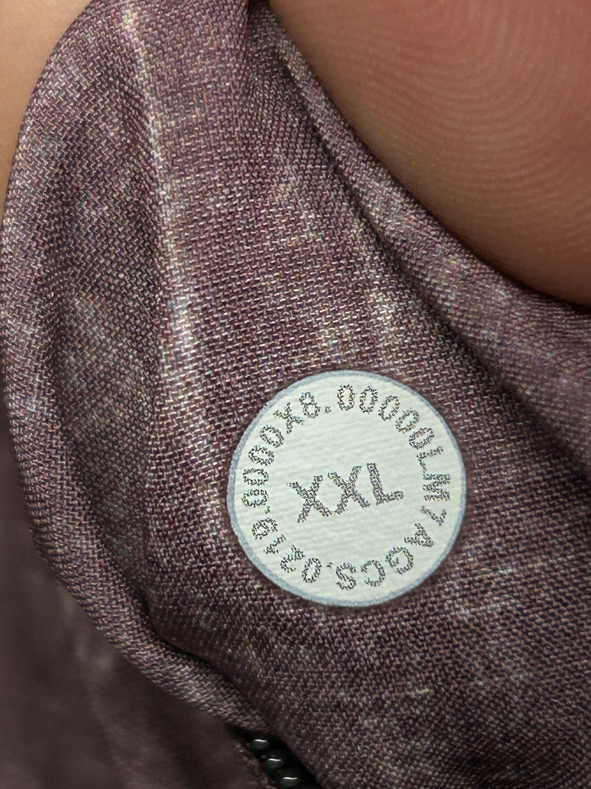 Lululemon T.H.E. Short 9" Linerless Size XXL Sunbleached Cherry Cola Multi