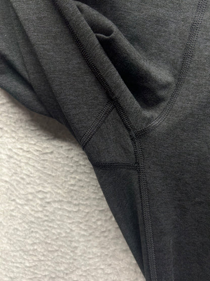 Lululemon Soft Sueded Split-Hem High-Rise Mini-Flare Pant Regular Size 6 Black / Black