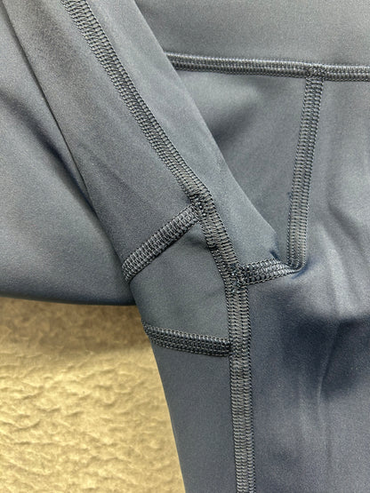 Lululemon Fast & Free 7/8 Tight II Non-Reflective Nulux 25" Size 6 True Navy