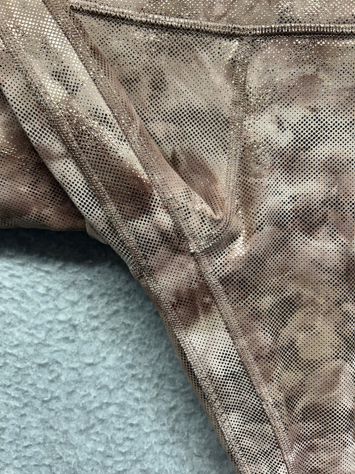 Lululemon Align High-Rise Pant 25" Shine Size 6 Diamond Dye Misty Shell Cacao Diffuse Dot Foil
