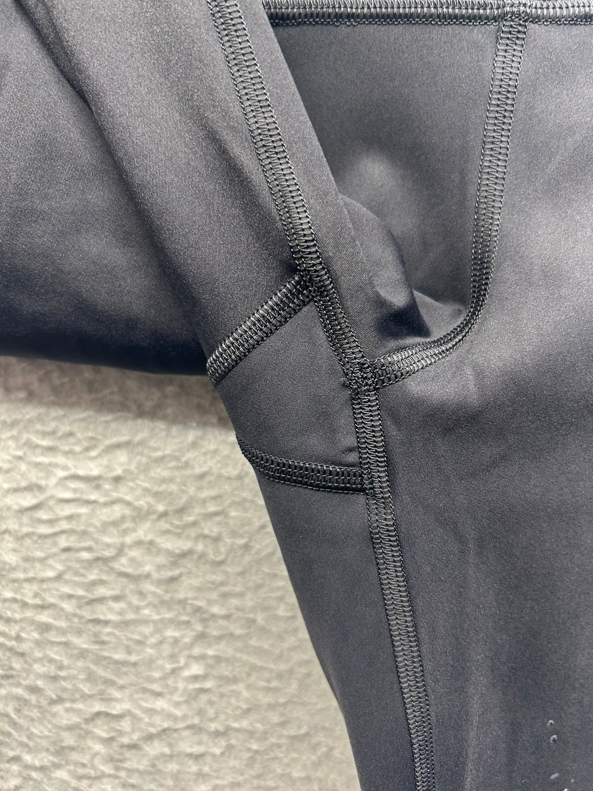 Lululemon Speed Wunder Tight 28" Speckle Shine Size 6 Black / Deep Coal / Silver