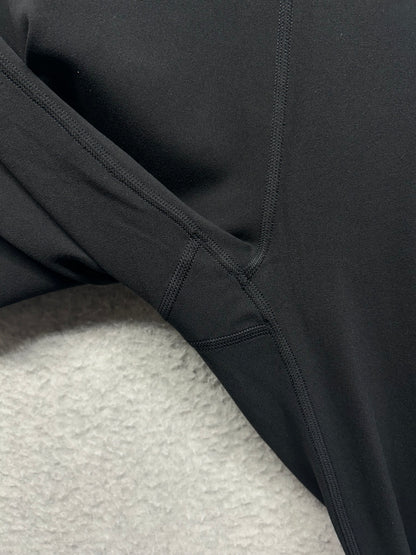 Lululemon Groove High-Rise Nulu Flared Pant Short Size 6 Black