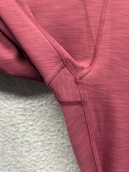Lululemon Invigorate High-Rise Tight 25" Size 6 Heathered Mulled Wine