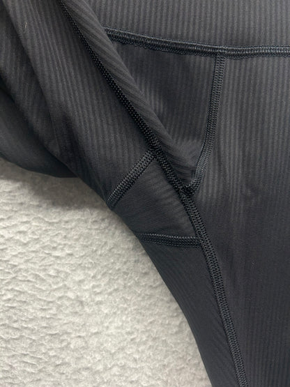 Lululemon Wunder Train High-Rise Ribbed Tight 25" Size 0 Black (First Release)