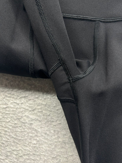 Lululemon Pace Rival Crop Full-On Luxtreme 22" Size 4 Black