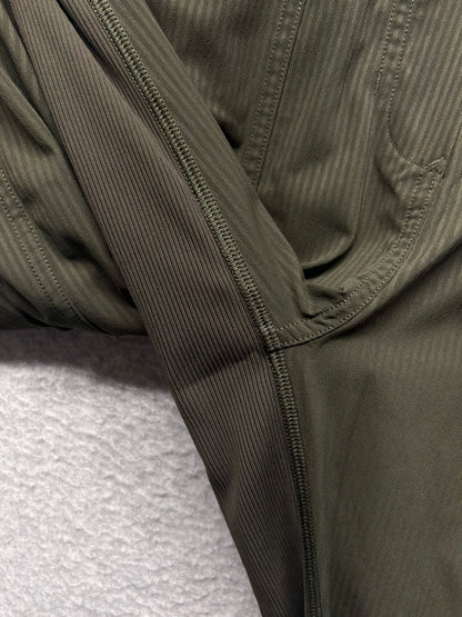 Lululemon Dance Studio Crop II Unlined 20" Size 4 Dark Olive