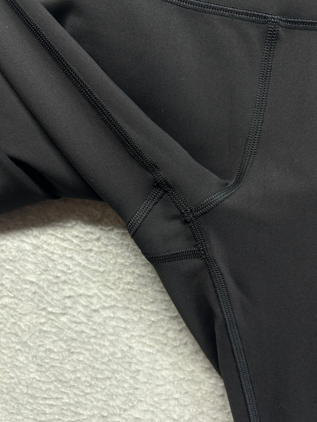 Lululemon Wunder Train High-Rise Crop 23" Size 10 Black Granite