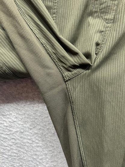 Lululemon Dance Studio Crop 25" Size 12 Dark Olive