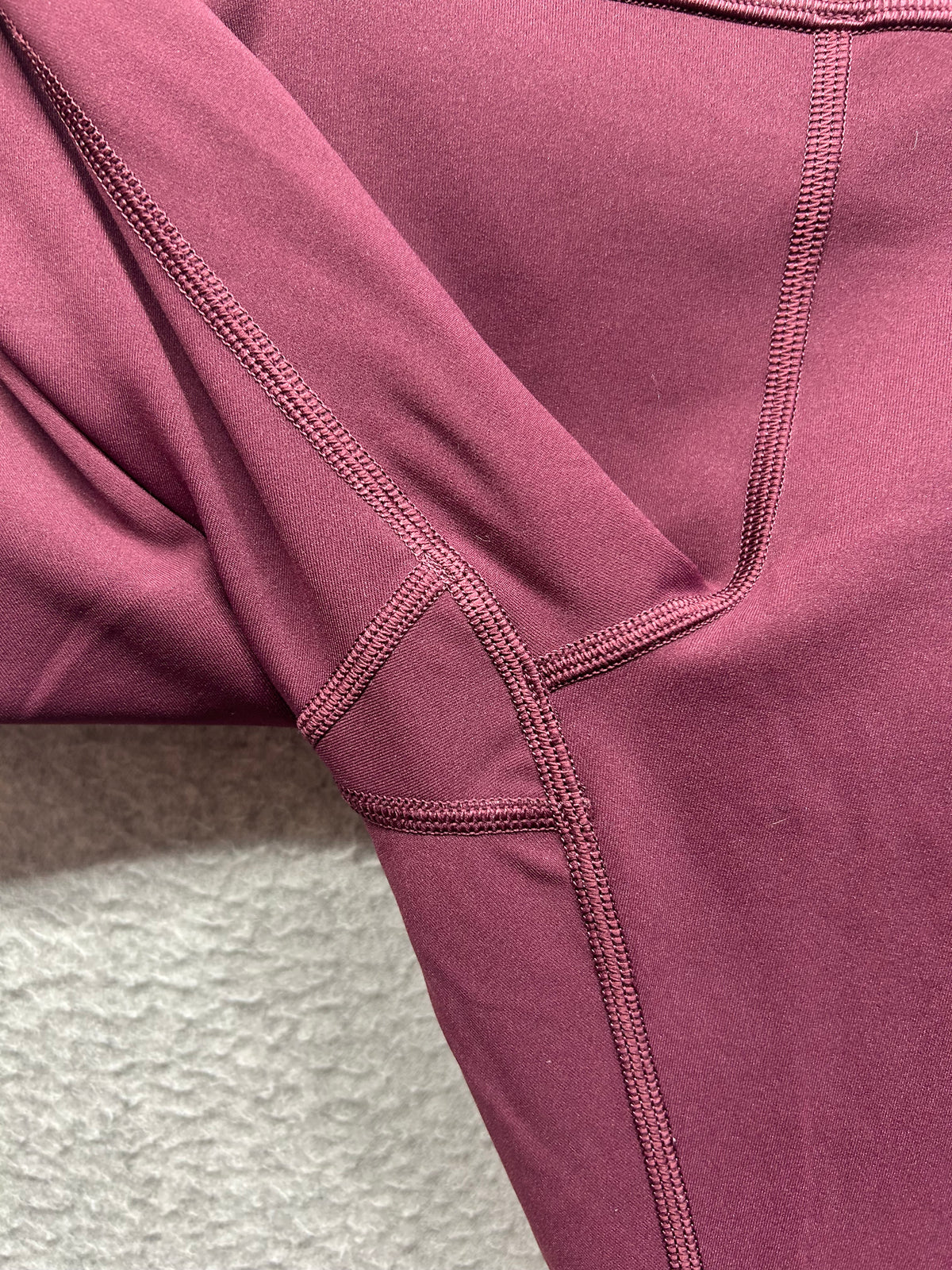 Lululemon Wunder Under High-Rise Tight Flocked 28" Size 12 Dark Adobe / Scatter Floral Dark Adobe Dark Adobe