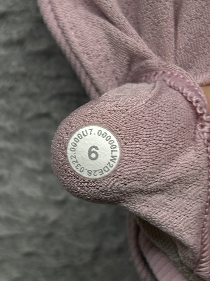 Lululemon Free to Be Ribbed Bra Size 6 Wild Light Support, A/B Cup - Faint Lavender