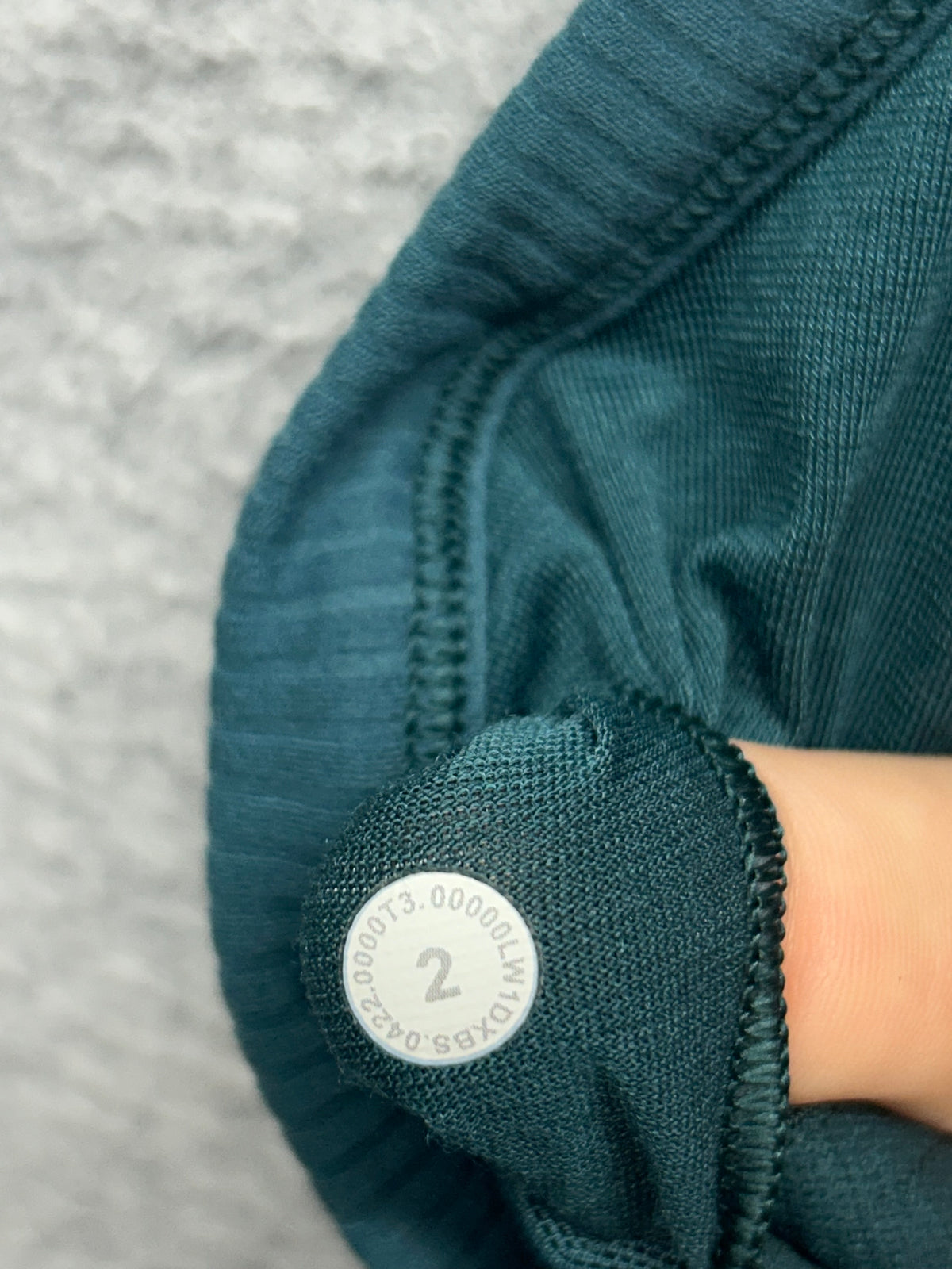 Lululemon Ribbed Nulu Racerback Yoga Tank Top Size 2 Green Jasper