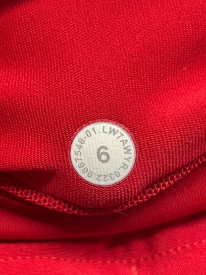 Lululemon Speed Up Short 2.5" Size 6 Dark Red (First Release)
