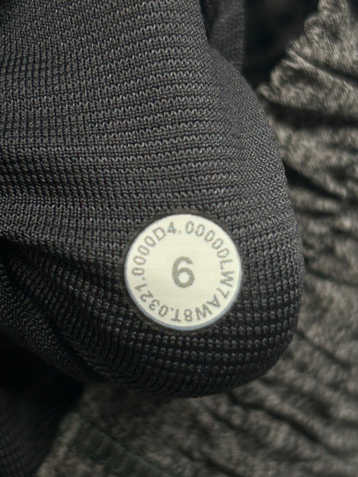 Lululemon Hotty Hot Short High-Rise Long 4" Size 6 Heather Lux Multi Black