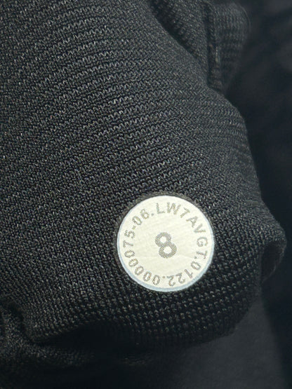 Lululemon Hotty Hot Short Long 4" Size 8 Black