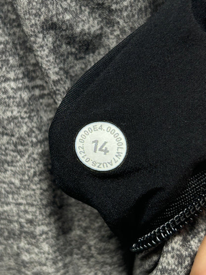 Lululemon Track That Short 5" Size 14 Heather Lux Multi Black