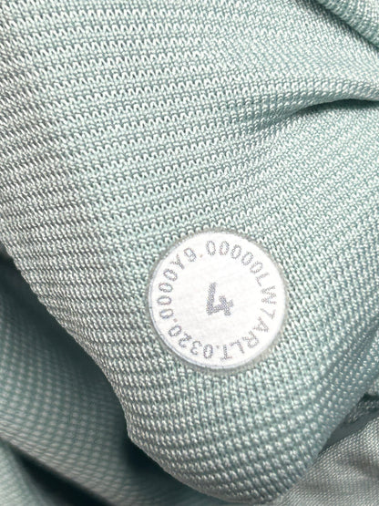 Lululemon Hotty Hot Short II Long 4" Size 4 Hazy Jade (First Release)