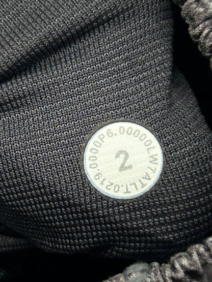 Lululemon Hotty Hot Short II Long 4" Size 2 Heather Lux Multi Black / Heathered Black
