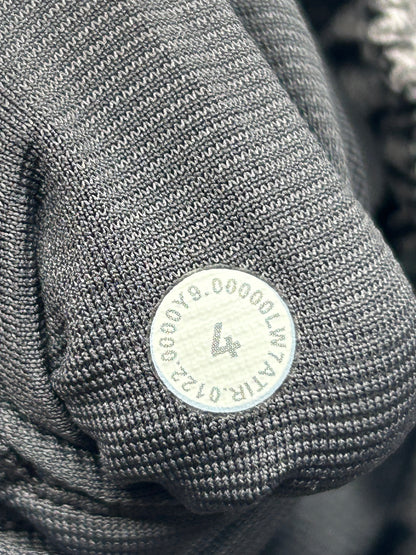 Lululemon Hotty Hot Short II 2.5" Size 4 Heather Lux Multi Black / Heathered Black