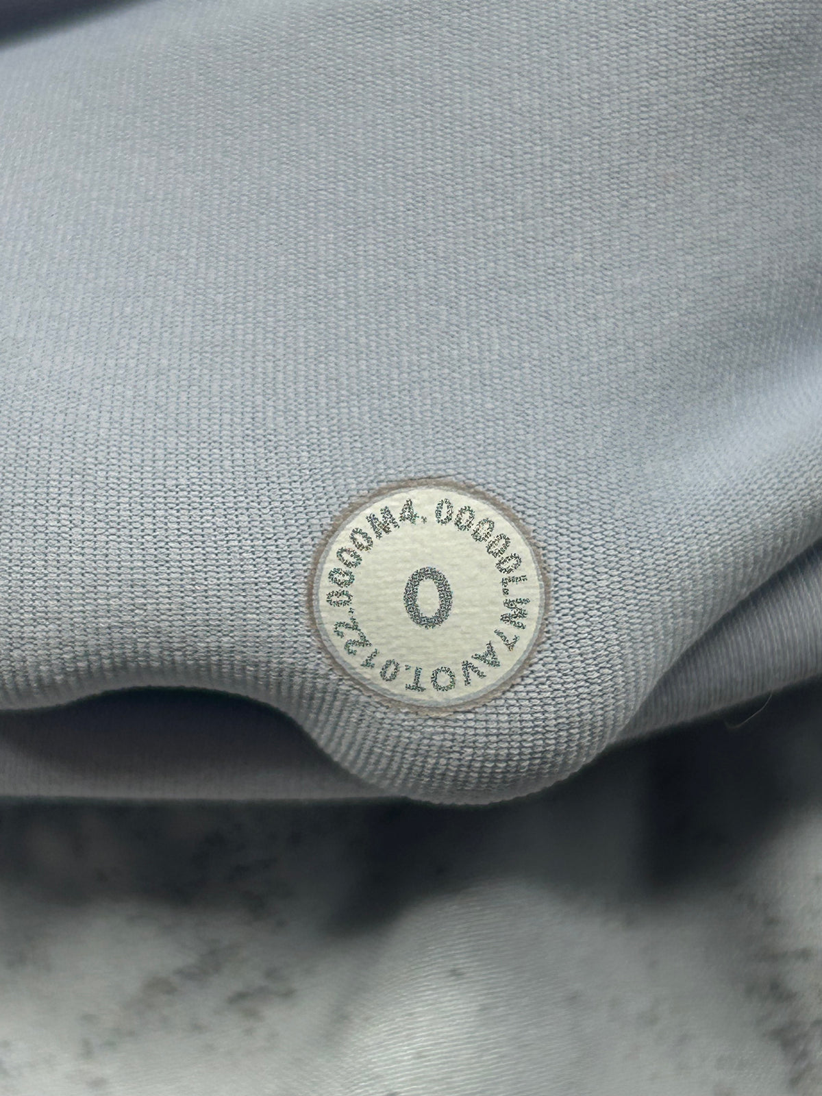 Lululemon Speed Up Mid-Rise Lined Short 4" Size 0 Gravel Dust Pastel Blue Multi / Pastel Blue