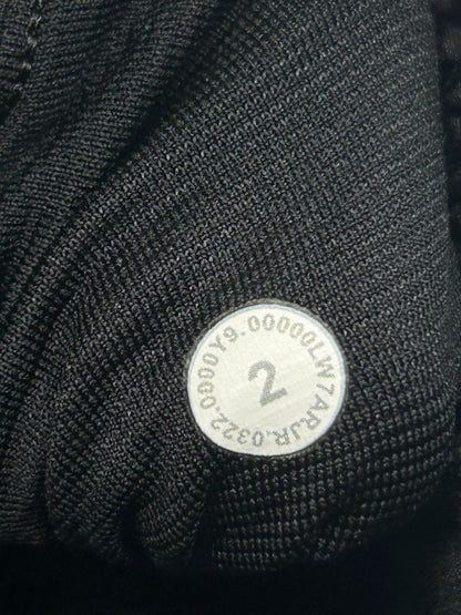 Lululemon Hotty Hot Short High-Rise 2.5" Size 2 Black (Second Release)