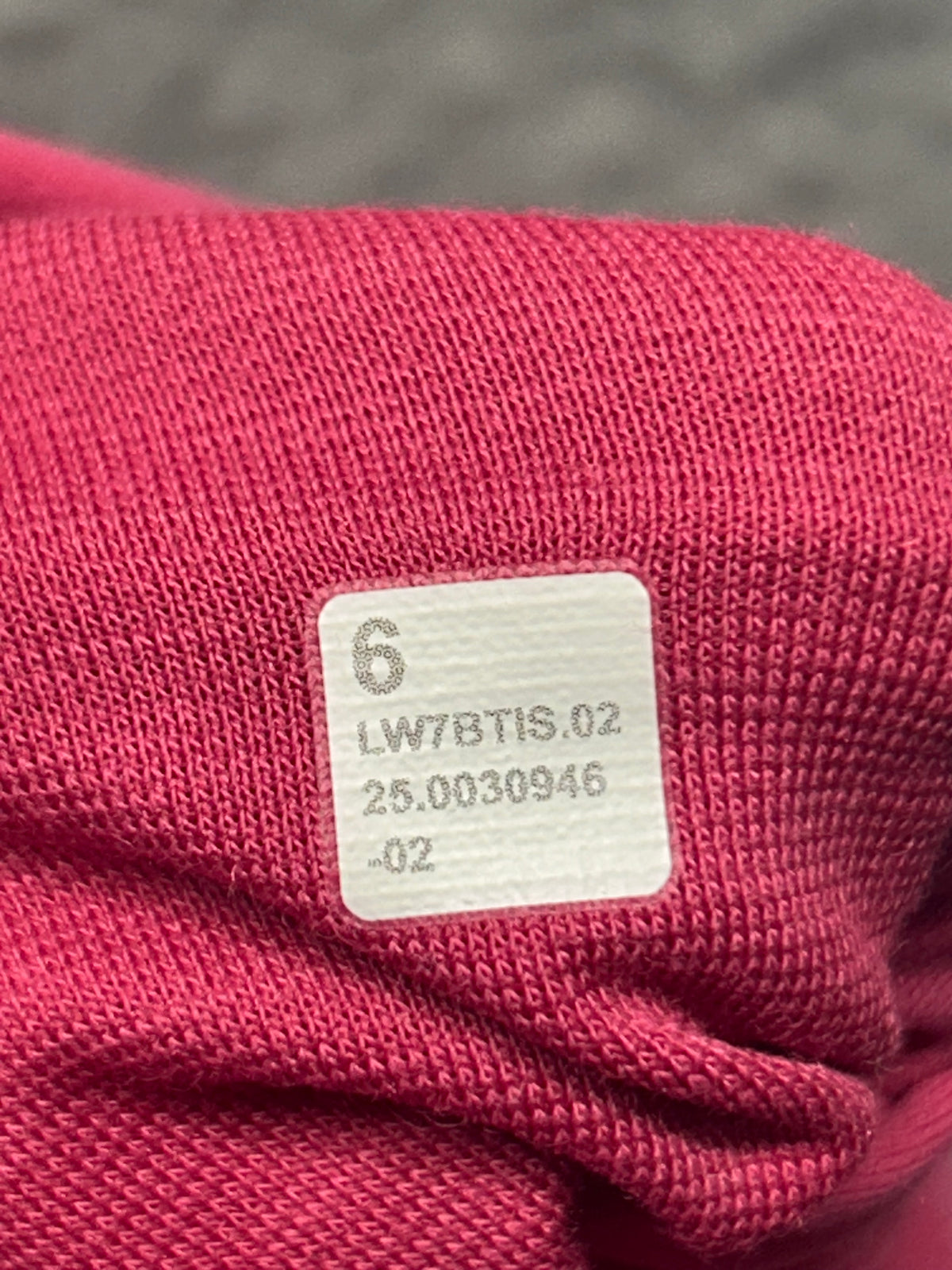 Lululemon Align High-Rise Short 6" Size 6 Raspberry Coulis