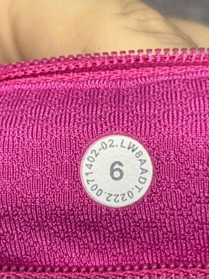 Lululemon Pace Rival Mid Rise Skirt Tall Size 6 Sonic Pink