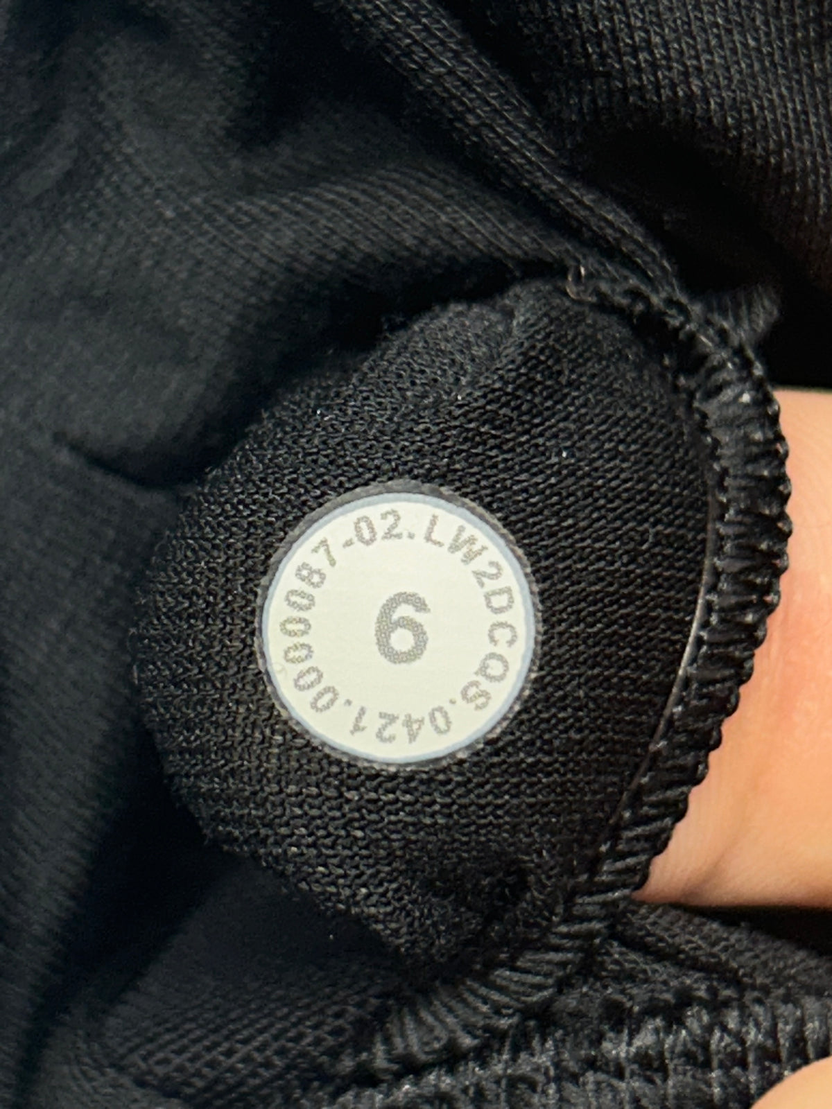 Lululemon Flow Y Nulu Bra Shine Size 6 Radiate Foil Print Black