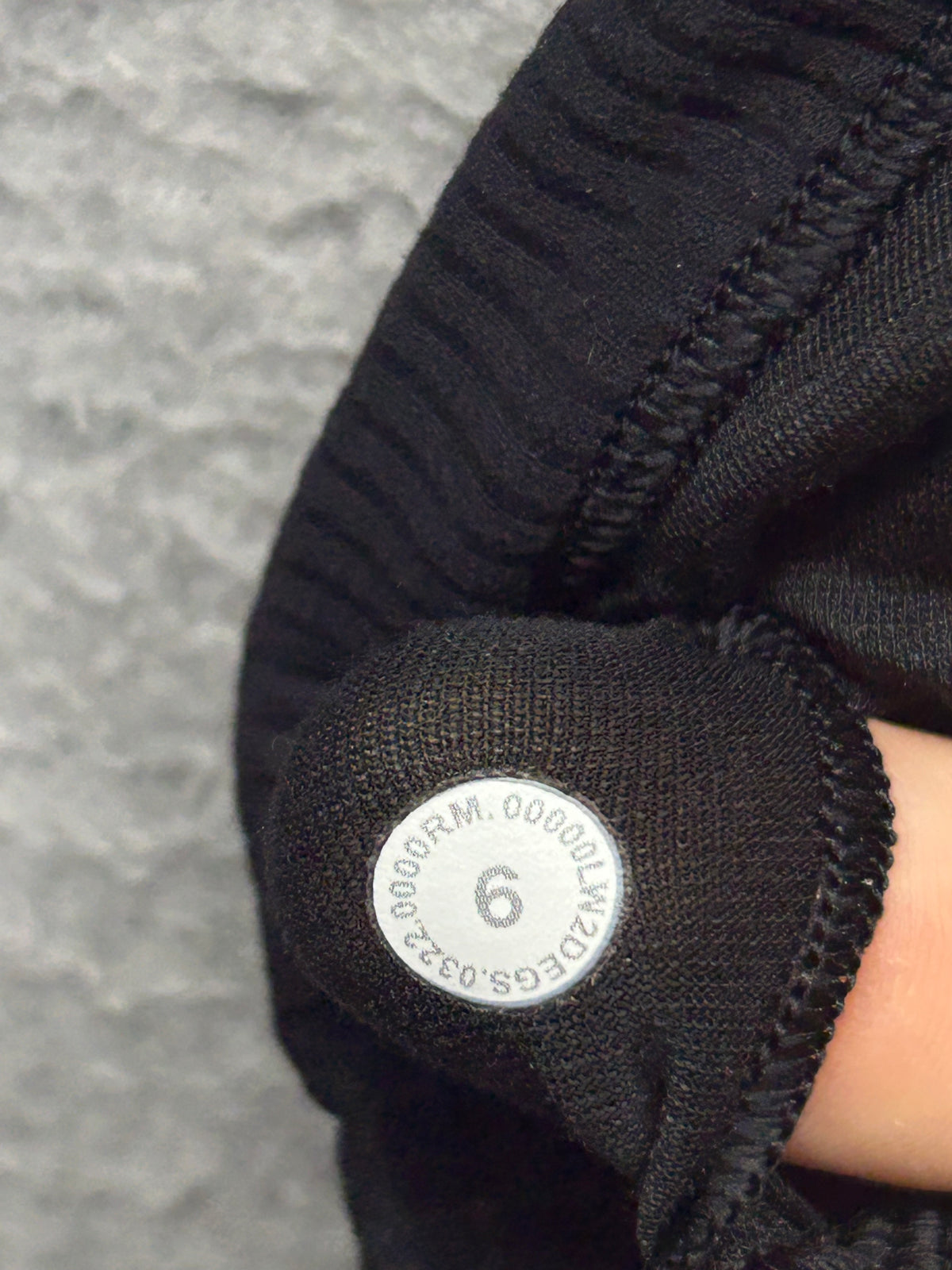 Lululemon Ribbed Nulu High-Neck Yoga Bra Size 6 Black