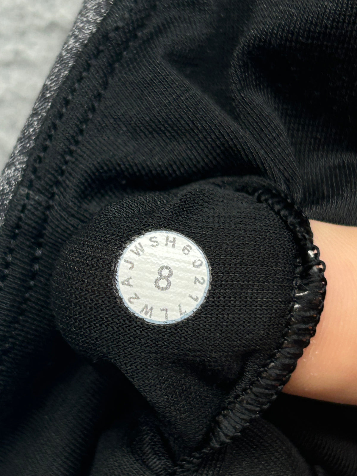 Lululemon Invigorate Bra Size 8 Heathered Black / Black