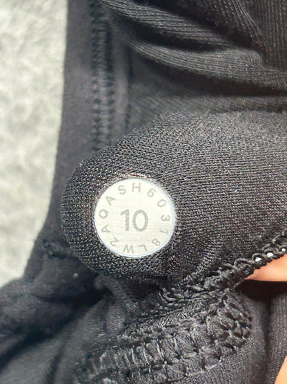 Lululemon Flow Y Bra Nulu Size 10 Black