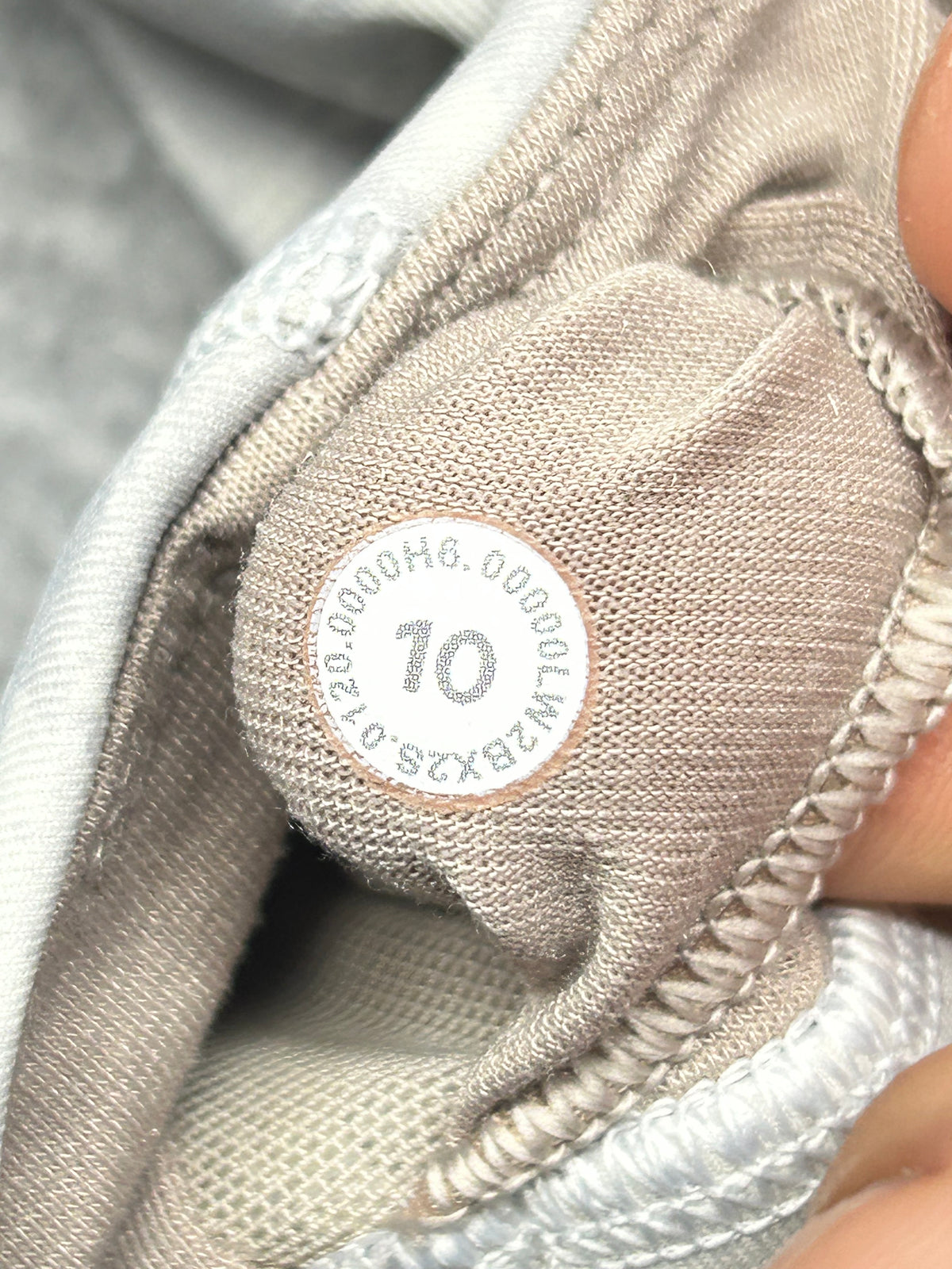Lululemon Energy Bra High Neck Size 10 Future Oasis Grey Multi