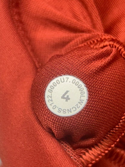 Lululemon Wunder Train Long-Line Bra Size 4 Dark Terracotta