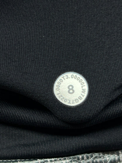 Lululemon Speed Up High-Rise Short 4" Long Size 8 Heather Lux Multi Black / Black