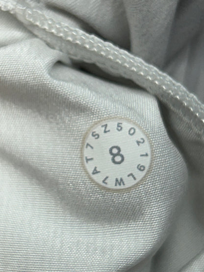 Lululemon Tracker Short V 4" Size 8 White