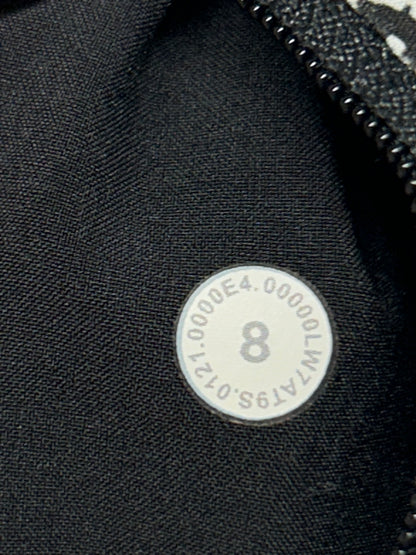 Lululemon Tracker Short V 4" Size 8 Sporadic Black Rhino Grey