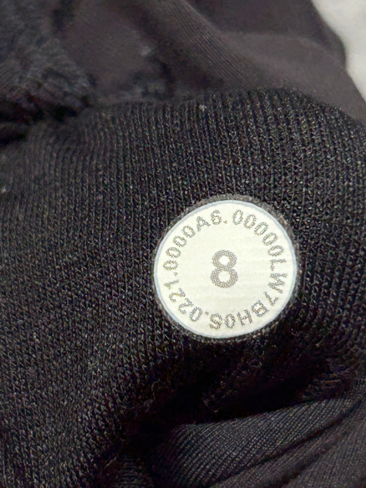 Lululemon Wunder Train High Rise Short 8" Size 8 Black